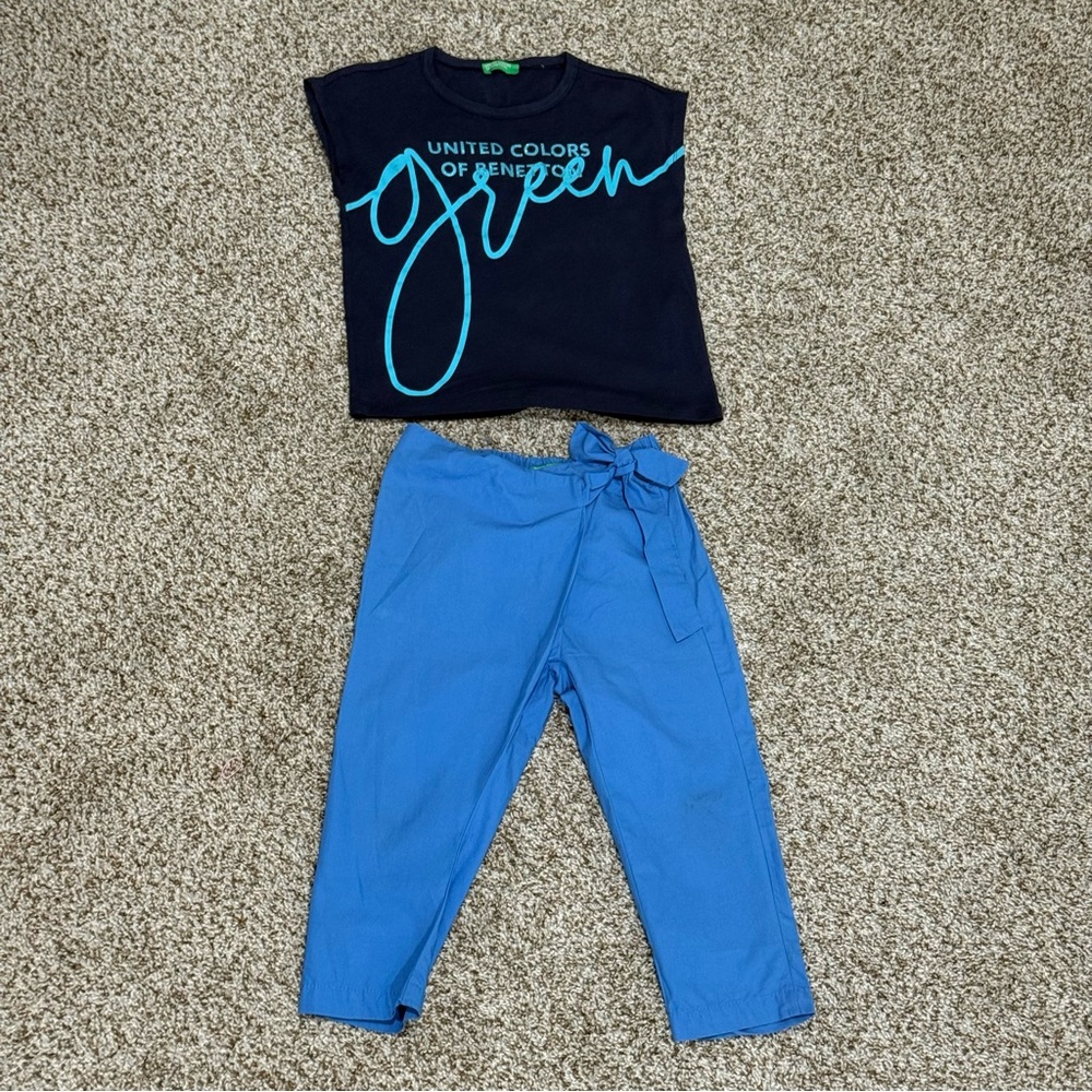 United Colors of Benetton Kids Blue Matching Set